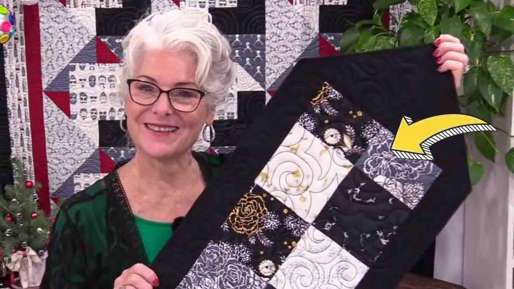No hand sew quilted table runner tutorial