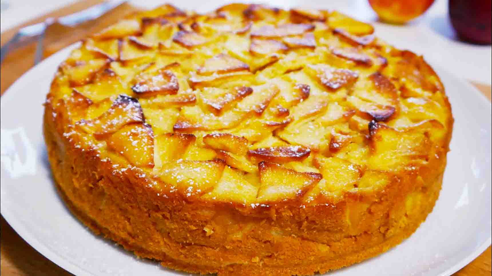 Double Apple Bundt Cake with Lemon Glaze - Joanne Eats Well With Others