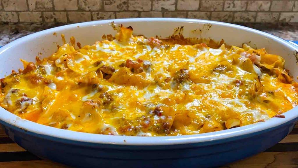 Quick and easy ground beef casserole recipe