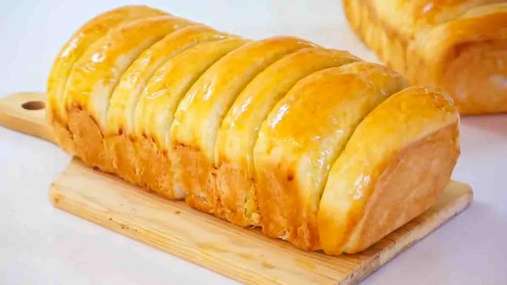 Soft cream cheese loaf bread recipe