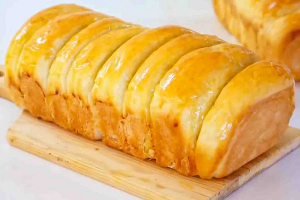 Soft cream cheese loaf bread recipe