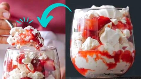 No-Bake Strawberry Eton Mess Dessert Recipe | DIY Joy Projects and Crafts Ideas