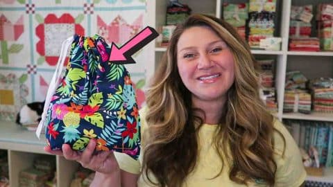 Super Easy Drawstring Bag Tutorial | DIY Joy Projects and Crafts Ideas