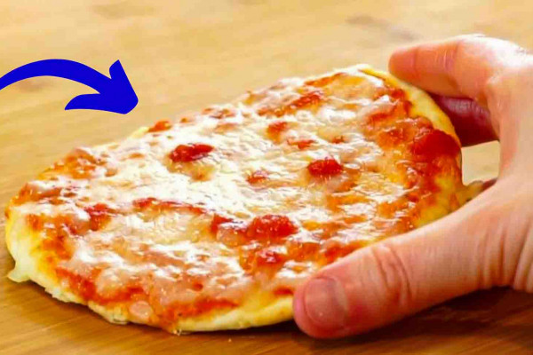 1-minute microwave pizza recipe