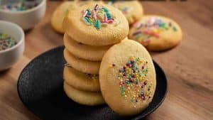 3-Ingredient Sugar Cookies Recipe