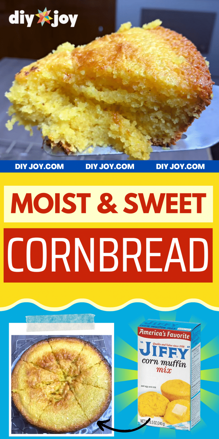 30 Minute Moist Sweet Cornbread Recipe