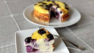 4-Ingredient Blueberry Yogurt Cake