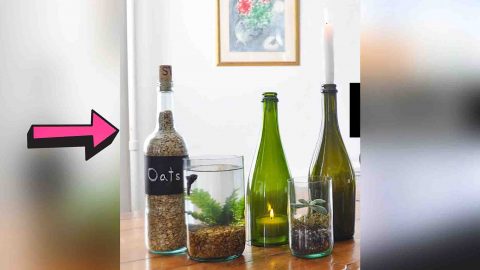 7 Awesome Ways To Upcycle Old Wine Bottles | DIY Joy Projects and Crafts Ideas