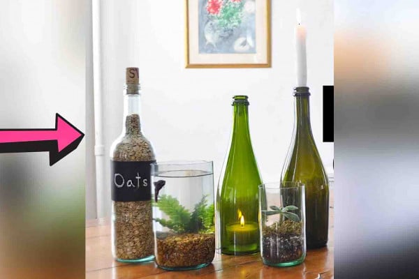 7 ways to upcycle old wine bottles