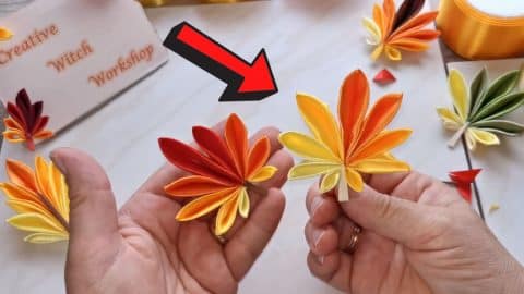 Autumn Leaves Ribbon Tutorial | DIY Joy Projects and Crafts Ideas
