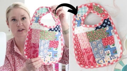 Beginner-Friendly Quilt As You Go Baby Bib Sewing Tutorial | DIY Joy Projects and Crafts Ideas