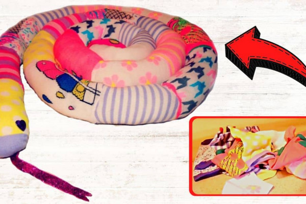 Cute DIY Sock Snake Sewing Tutorial