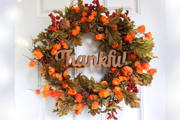 DIY Fall Wreath Home Decor