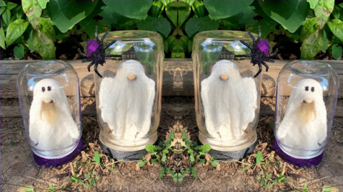 DIY Ghost Gnome in a Jar Tutorial | DIY Joy Projects and Crafts Ideas