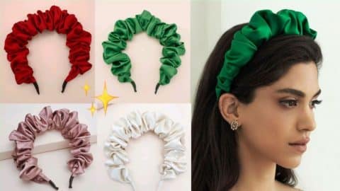DIY Headband Scrunchie | DIY Joy Projects and Crafts Ideas