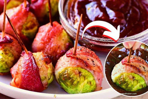 Easy Bacon-Wrapped Brussels Sprouts Recipe
