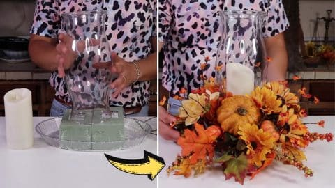 Easy DIY Fall Centerpiece On A Budget | DIY Joy Projects and Crafts Ideas