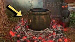 Easy DIY Fake Fire & Witch Cauldron For Halloween