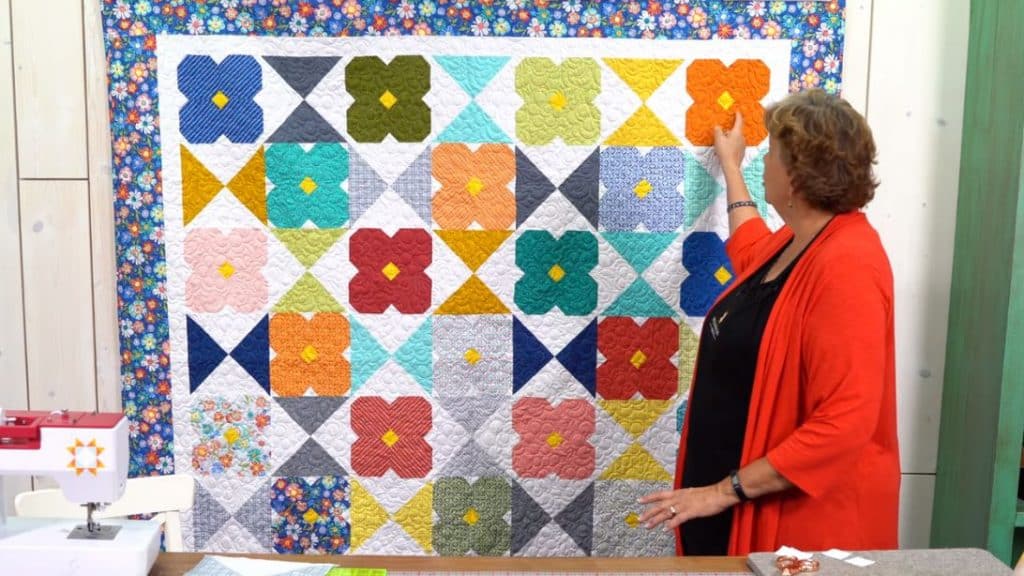 Flower Glass Quilt Tutorial