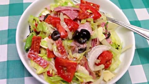 Fresh And Spicy Italian Sub Salad Recipe | DIY Joy Projects and Crafts Ideas