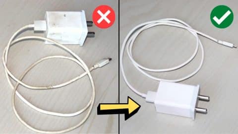 How To Clean And Whiten A Dirty Charger | DIY Joy Projects and Crafts Ideas