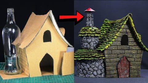 How To Make A DIY Witch House Using Cardboard | DIY Joy Projects and Crafts Ideas
