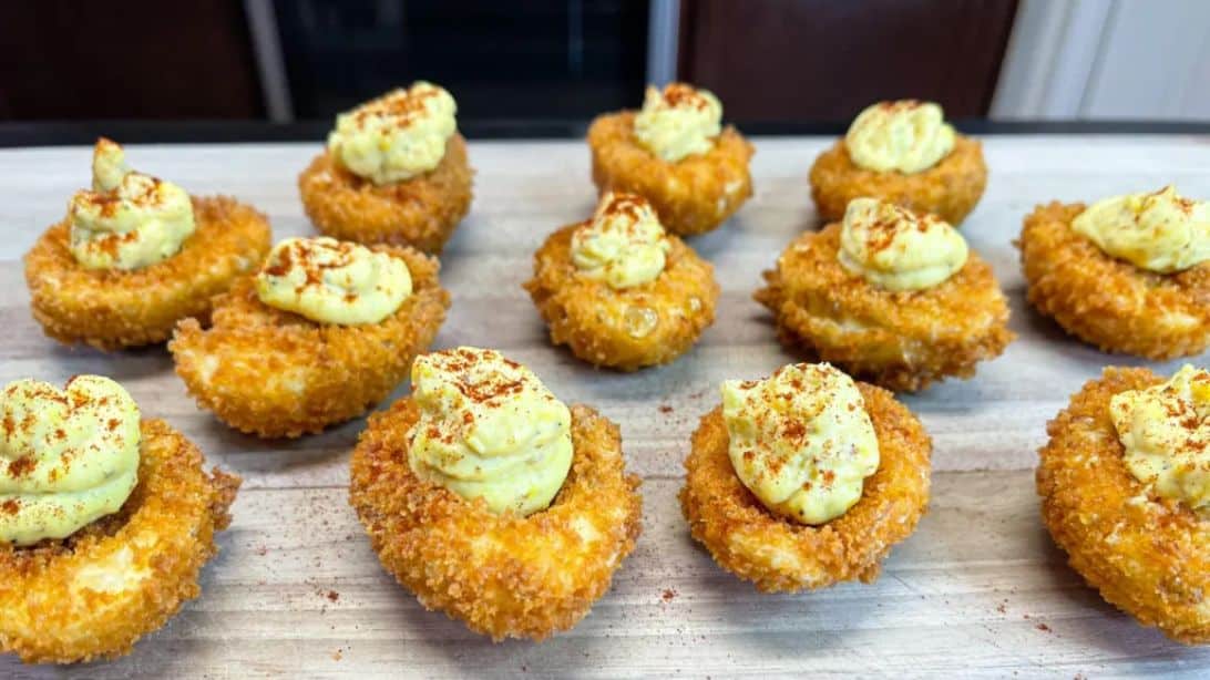 How To Make Fried Deviled Eggs | DIY Joy Projects and Crafts Ideas