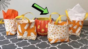 How To Sew Mini Halloween Treat Bags