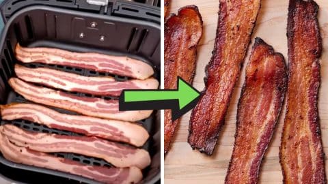 How to Make Crispy Air Fryer Bacon Strips | DIY Joy Projects and Crafts Ideas
