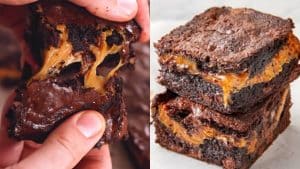 Incredibly Fudgy and Moist Caramel Brownies Recipe