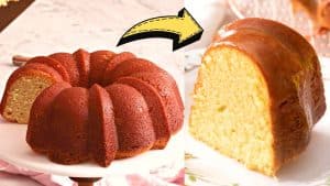 Melt-In-Your-Mouth Rum Bundt Cake Recipe
