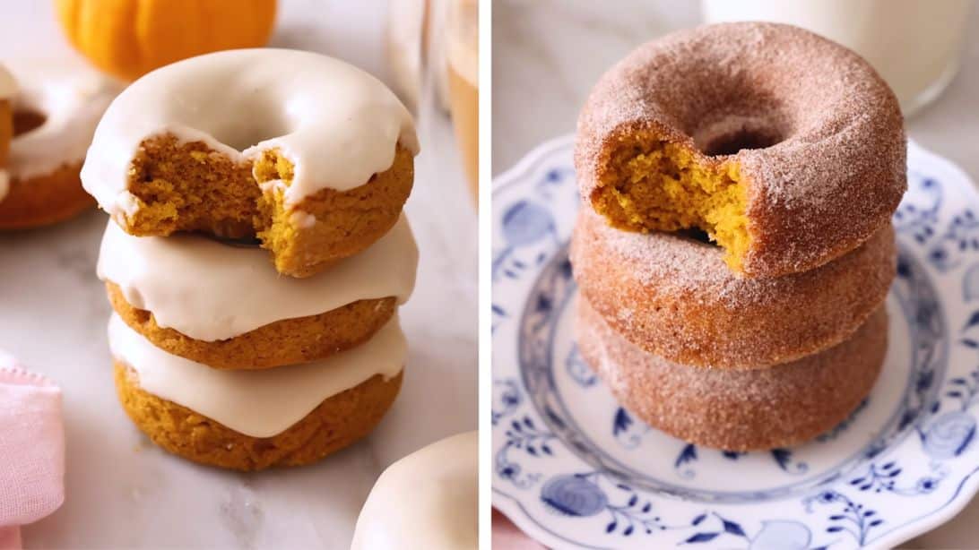 Super Easy Pumpkin Donuts Recipe | DIY Joy Projects and Crafts Ideas