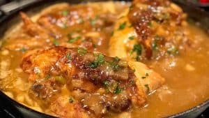 Butter-Roasted Smothered Chicken Recipe