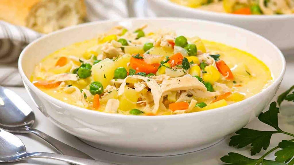 Chicken pot pie soup recipe