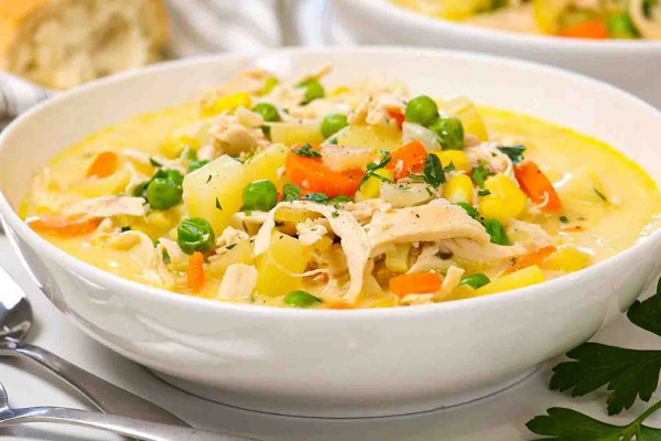 Chicken pot pie soup recipe