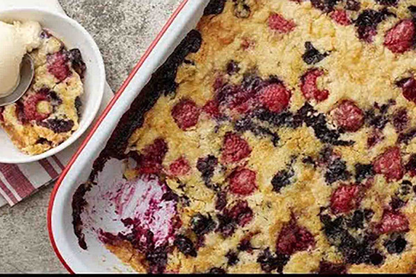 Classic berry dump cake recipe