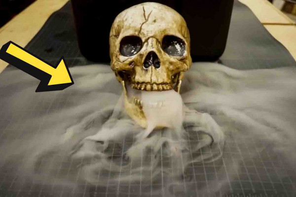 DIY fog chiller for Halloween tutorial