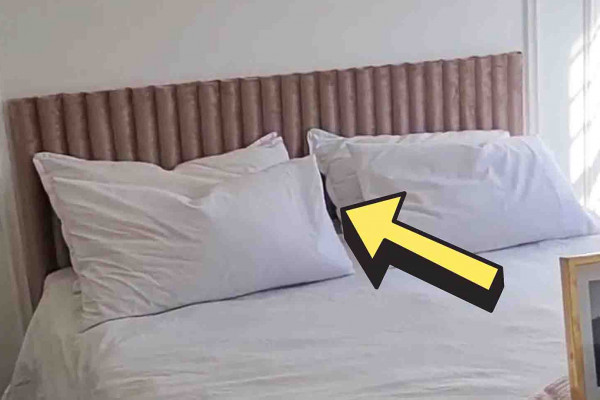DIY headboard using pool noodles