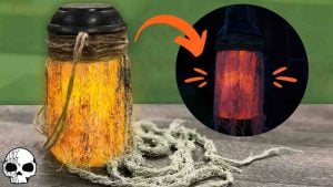 Mason Jar Hanging Lights for Halloween