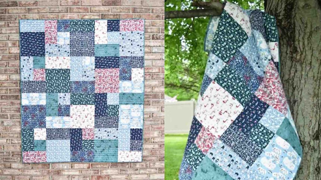 Fat quarter mixer quilt tutorial
