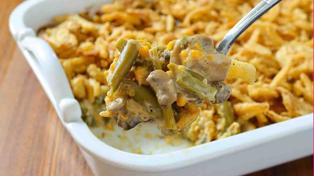 Granny's green bean casserole recipe