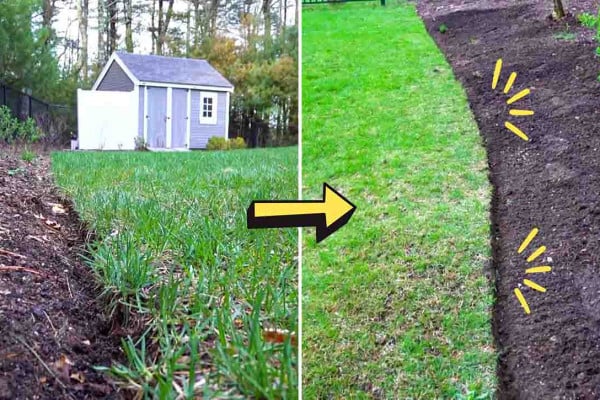 How to edge beds using a shovel