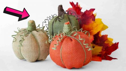 No-Sew Burlap Pumpkins Tutorial | DIY Joy Projects and Crafts Ideas