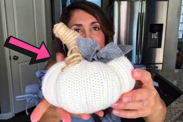 No-sew sweater pumpkin tutorial
