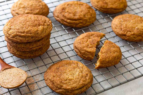 Pumpkin snickerdoodle cookies recipe
