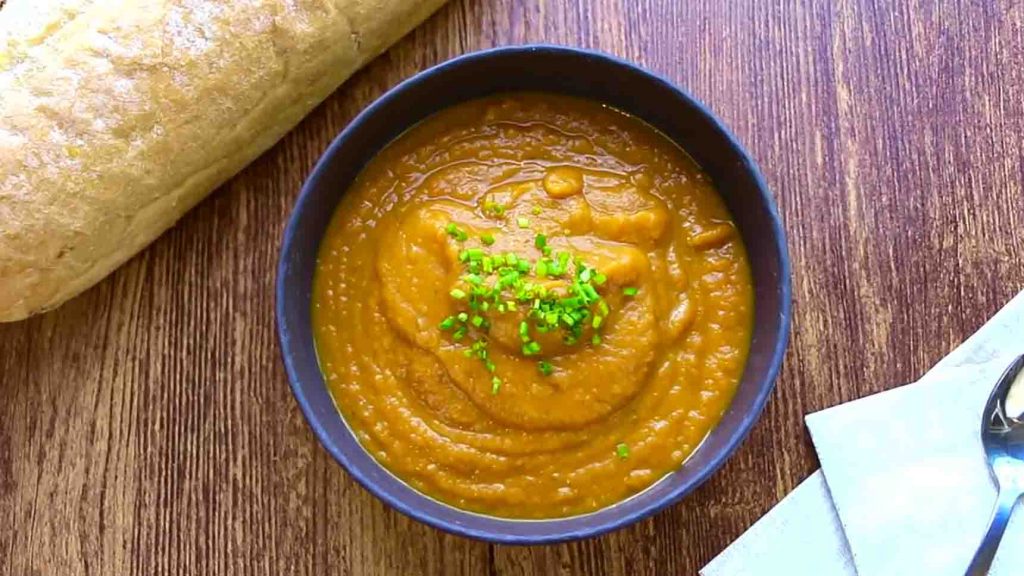 Roasted fall vegetable soup recipe