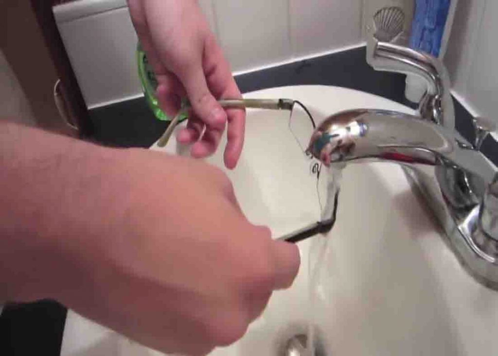Rinsing your glasses under running water