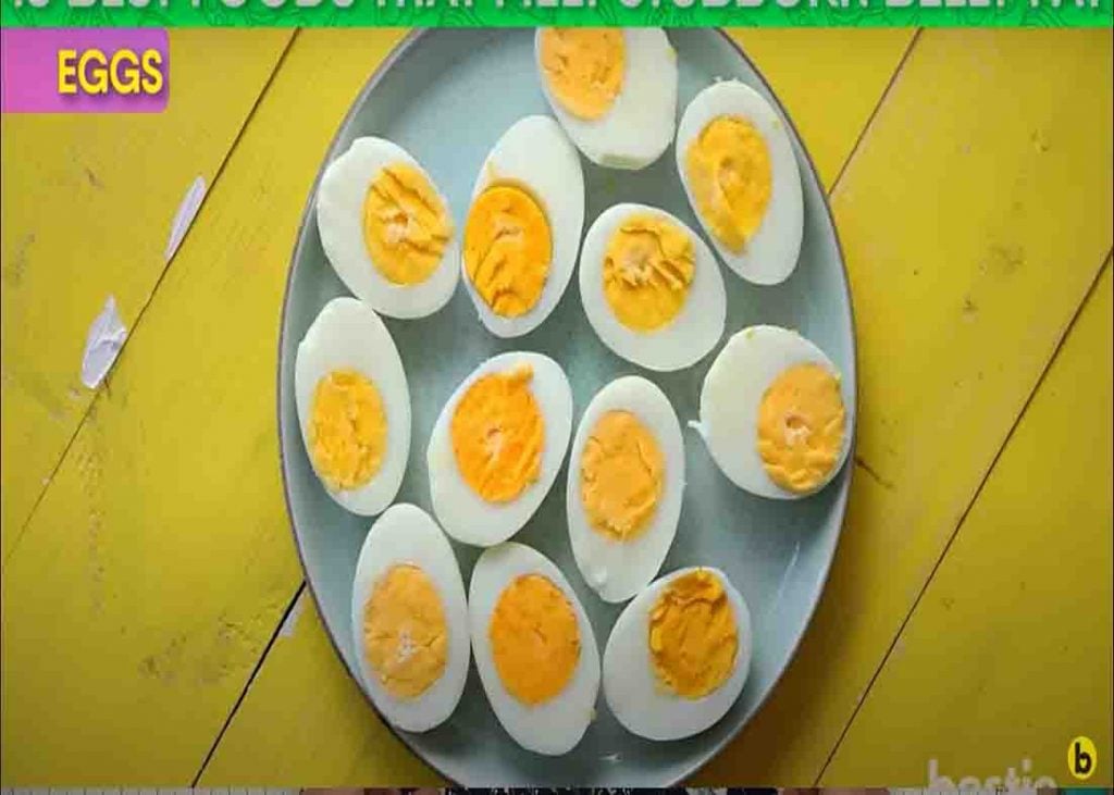 Eggs can help burn belly fat
