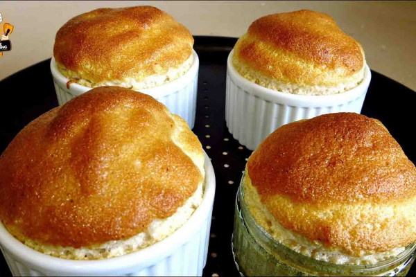 2-ingredient honey souffle recipe