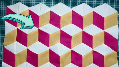 Easy 3D Effect Quilt Block Tutorial | DIY Joy Projects and Crafts Ideas